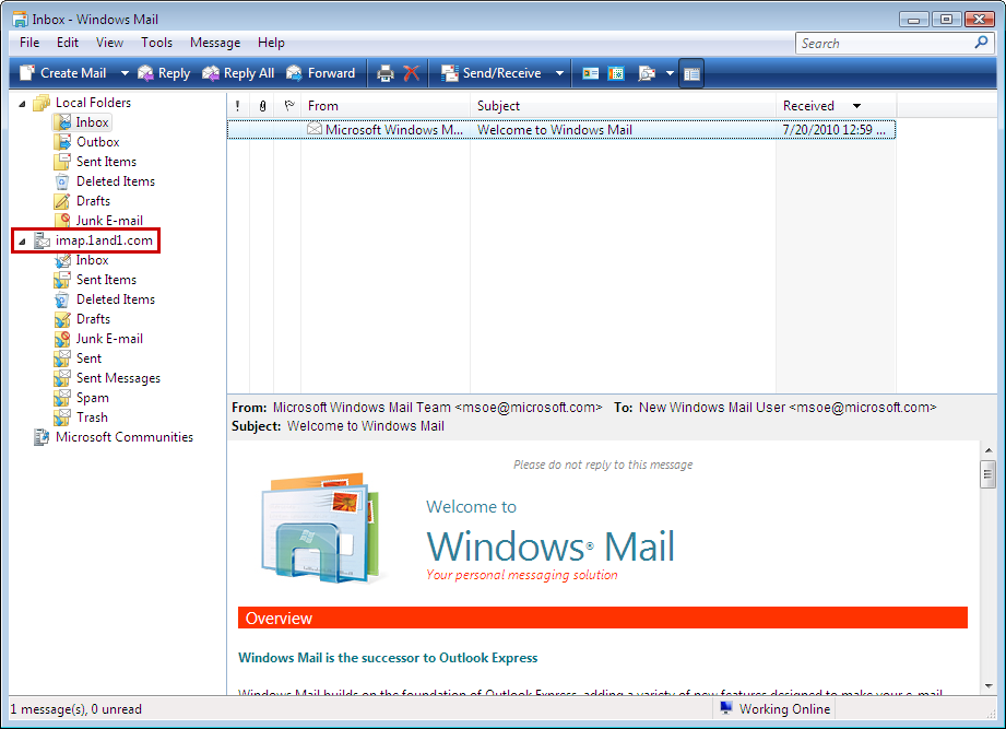 ใช้ Gmail บน Windows Mail หรือ Outlook Express