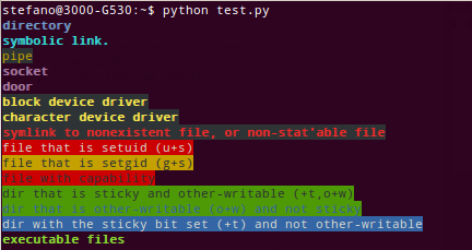 คำสั่ง ls สีข้อความใน Linux Command คืออะไร