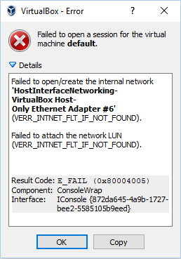 แก้ปัญหา Visual Box Fixed: VERR_INTNET_FLT_IF_NOT_FOUND
